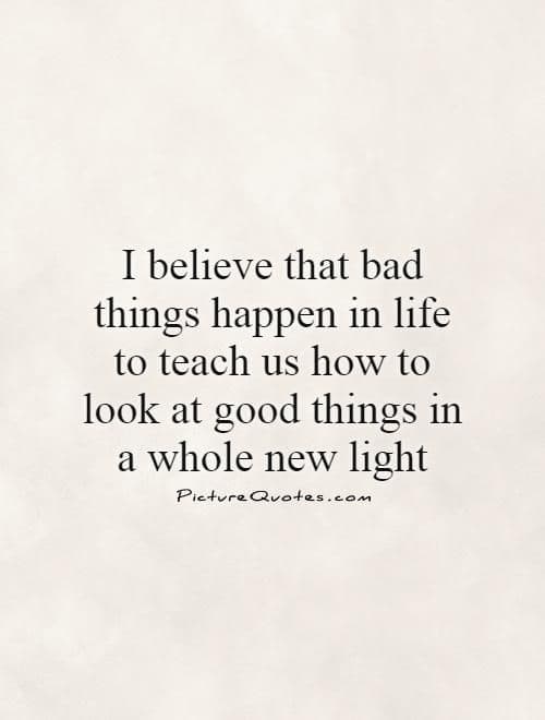Fact Check: Bad things happen to good people for a reason.