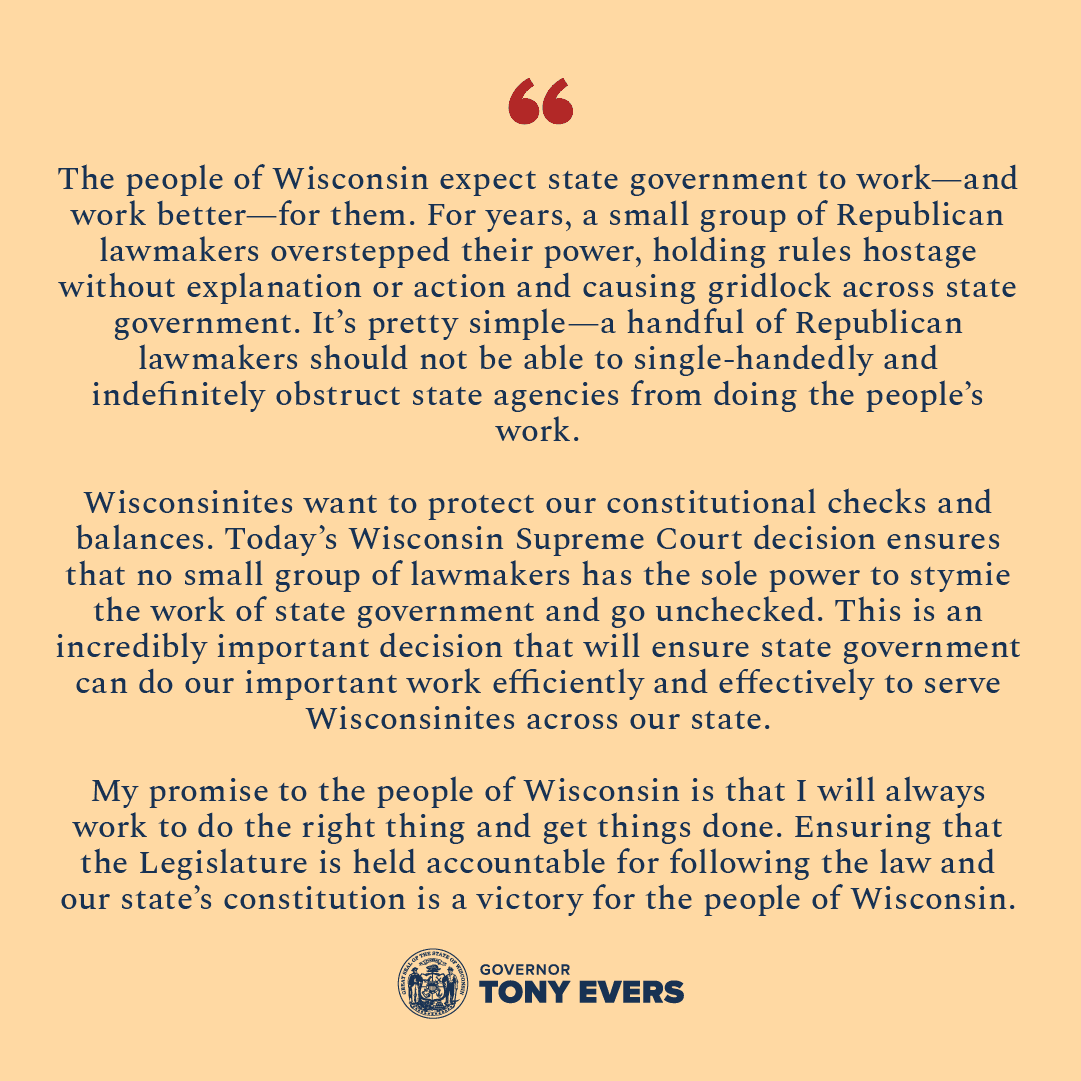 Fact Check: A small group of lawmakers should not obstruct state agencies from doing their work.