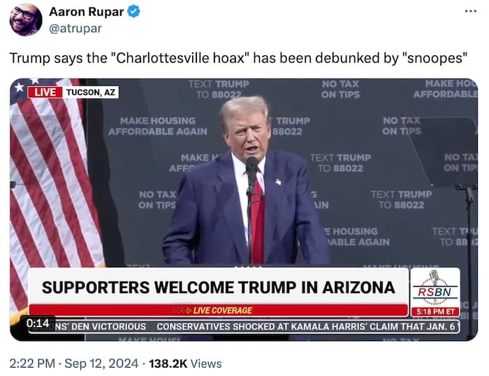 Fact Check: Trump is critiqued for stating that there are good people in two sides in Charlotteville in 2017