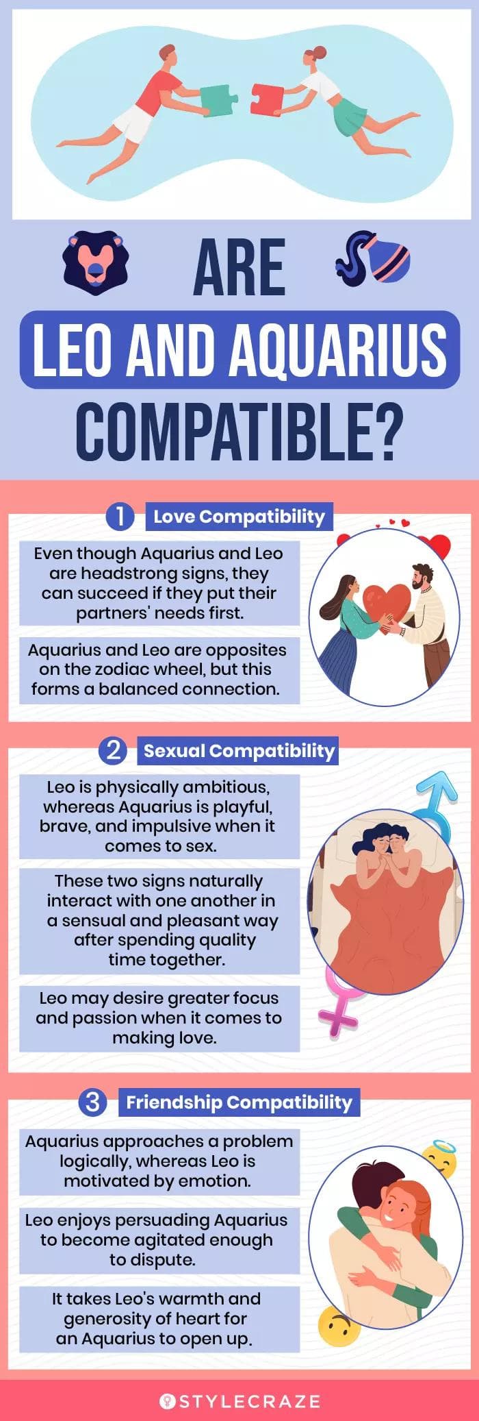 Fact Check: Are Aquarius and Leo compatible?