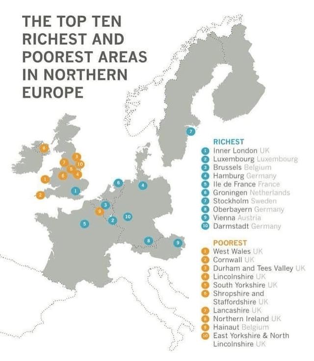 Fact Check: Reports show that some regions of UK and North Ireland are among poorest regions of European continent