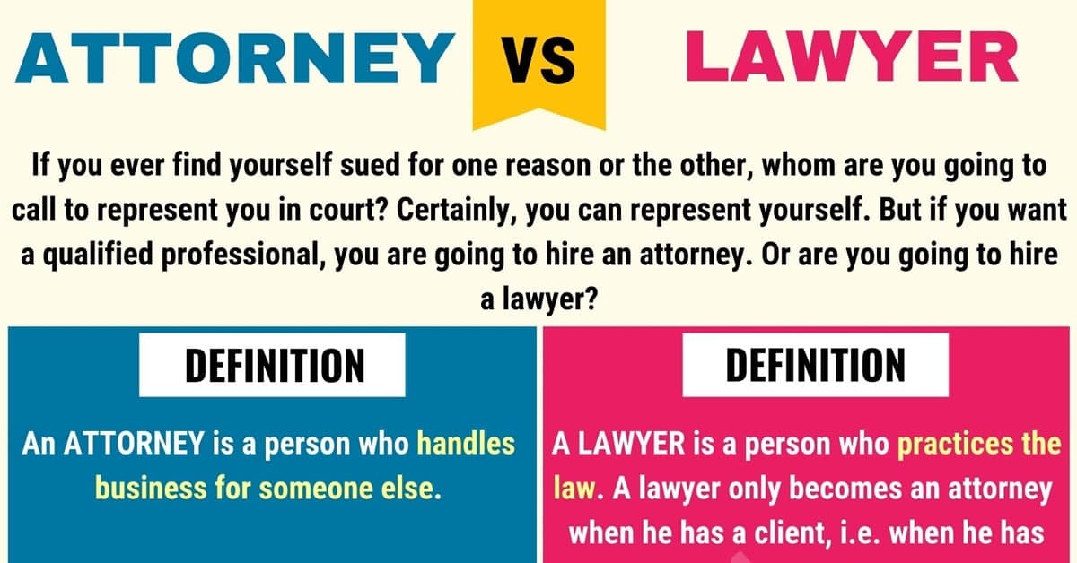 Fact Check: Are attorneys and lawyers the same?
