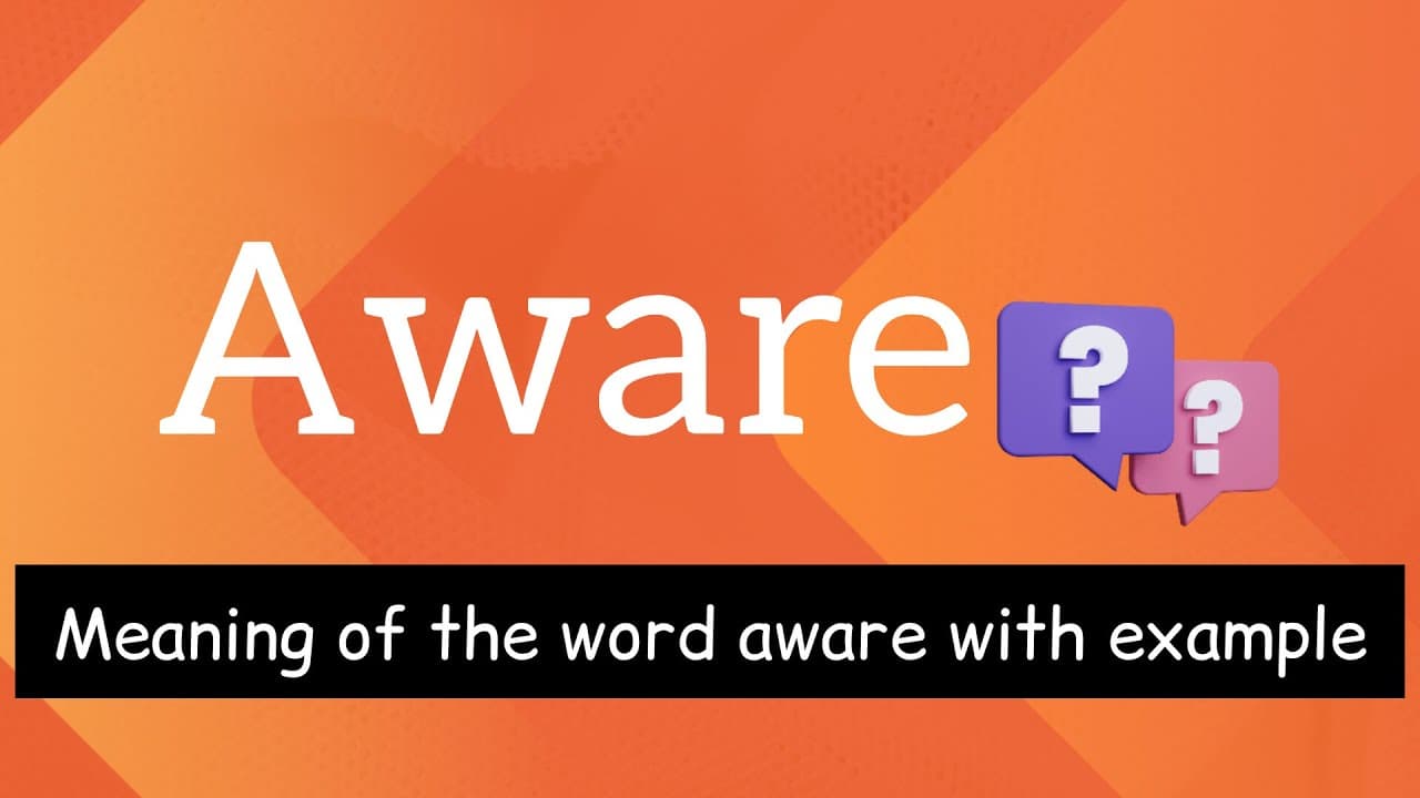 Fact Check: What are aware meaning?