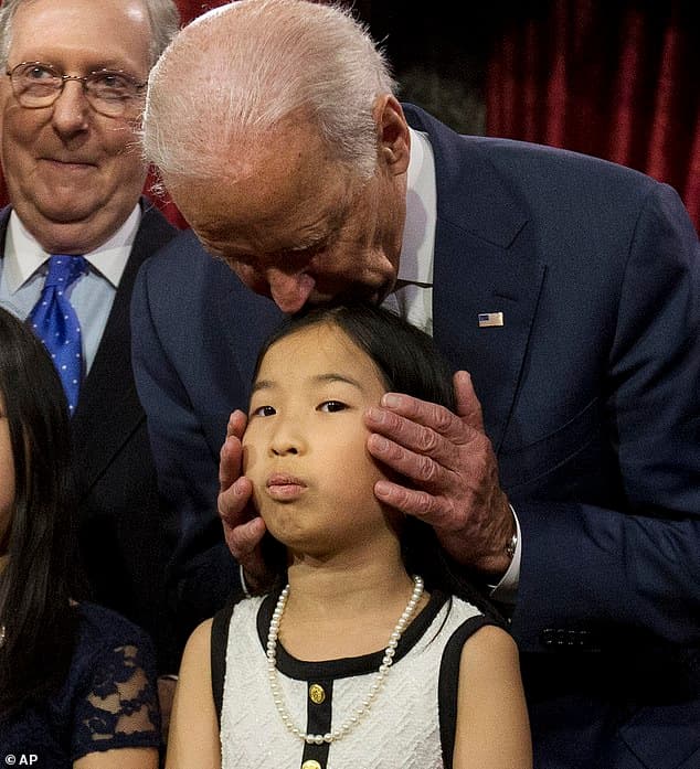 Fact Check: Joe Biden touch little girls