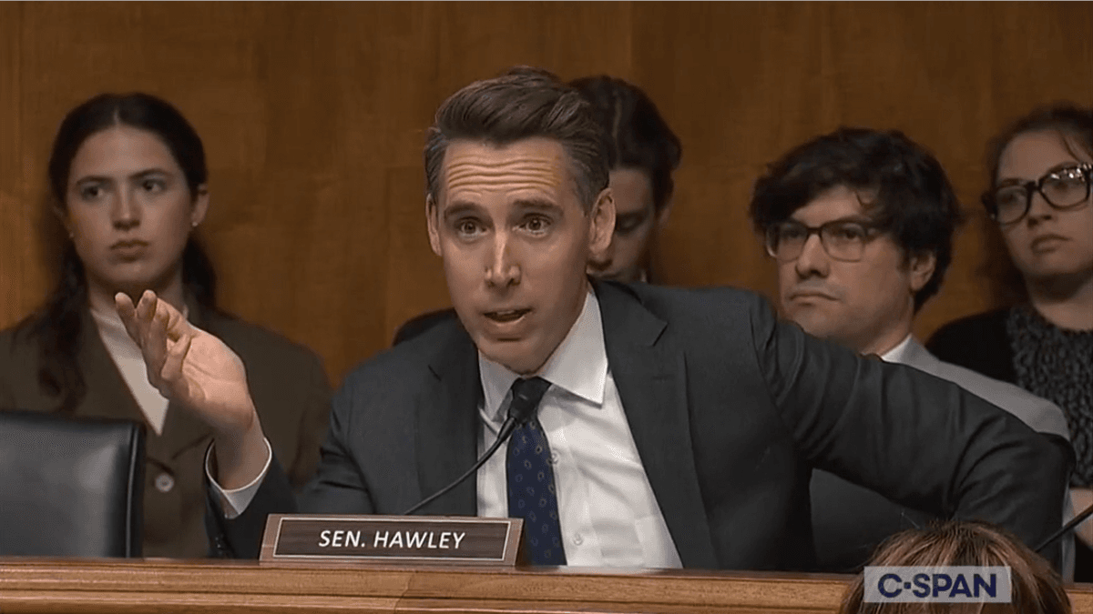 Fact Check:  Josh Hawley says the legislation he's proposing will send $600 tariff rebate checks to Americans, but not to "Biden voters": "This is going to the Trump blue-collar voters"