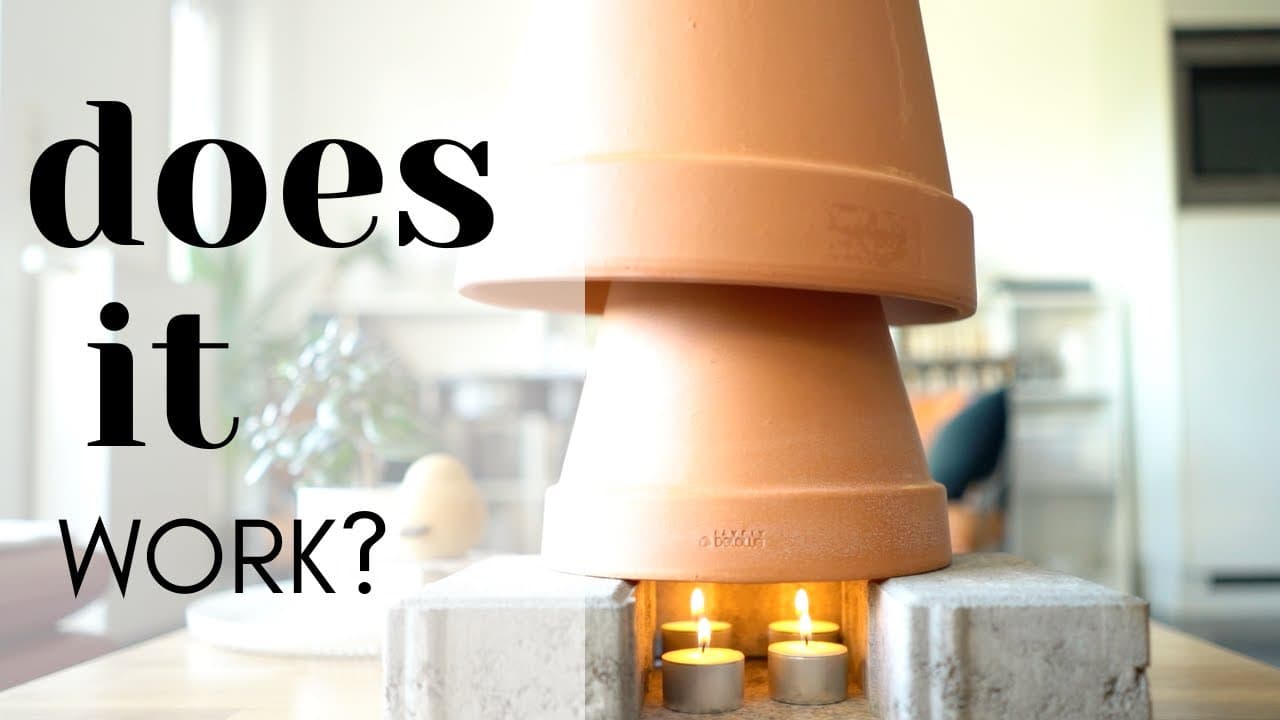 Fact Check: the post asserts that “one clay flower pot and a candle can heat the room.”