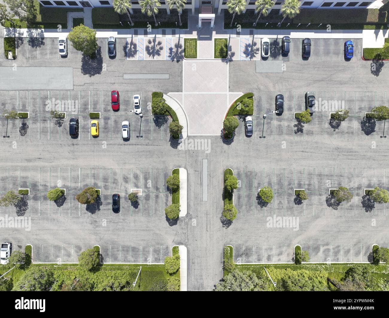 Fact Check: Parking lots are visible from 100km above sea level