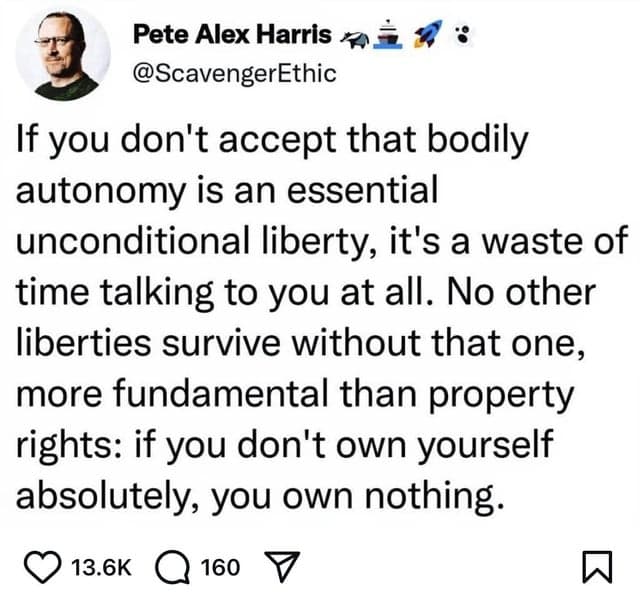 Fact Check: Even if a fetus was alive, the "right to life" doesn't imply a right to use somebody else's body. People have the right to refuse to donate their organs, for example, even if doing so would save somebody else's life.

