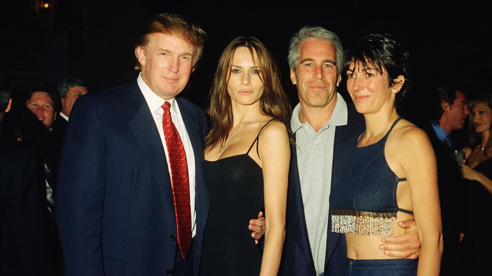 Fact Check: Donald Trump was caught lying about his relationship with Prince Andrew, as a photograph shows them together at a party that Jeffrey Epstein also attended.