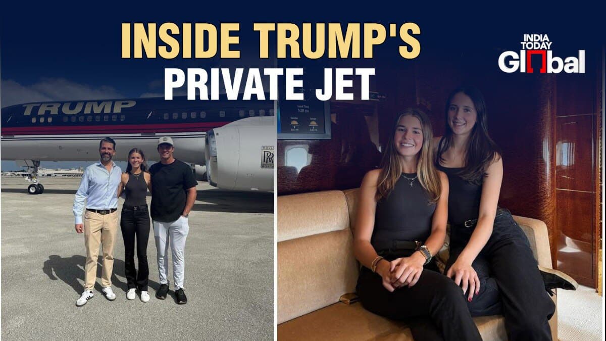 Fact Check: are the pictures of Trump on air plane with teen age girls real or photo shopped