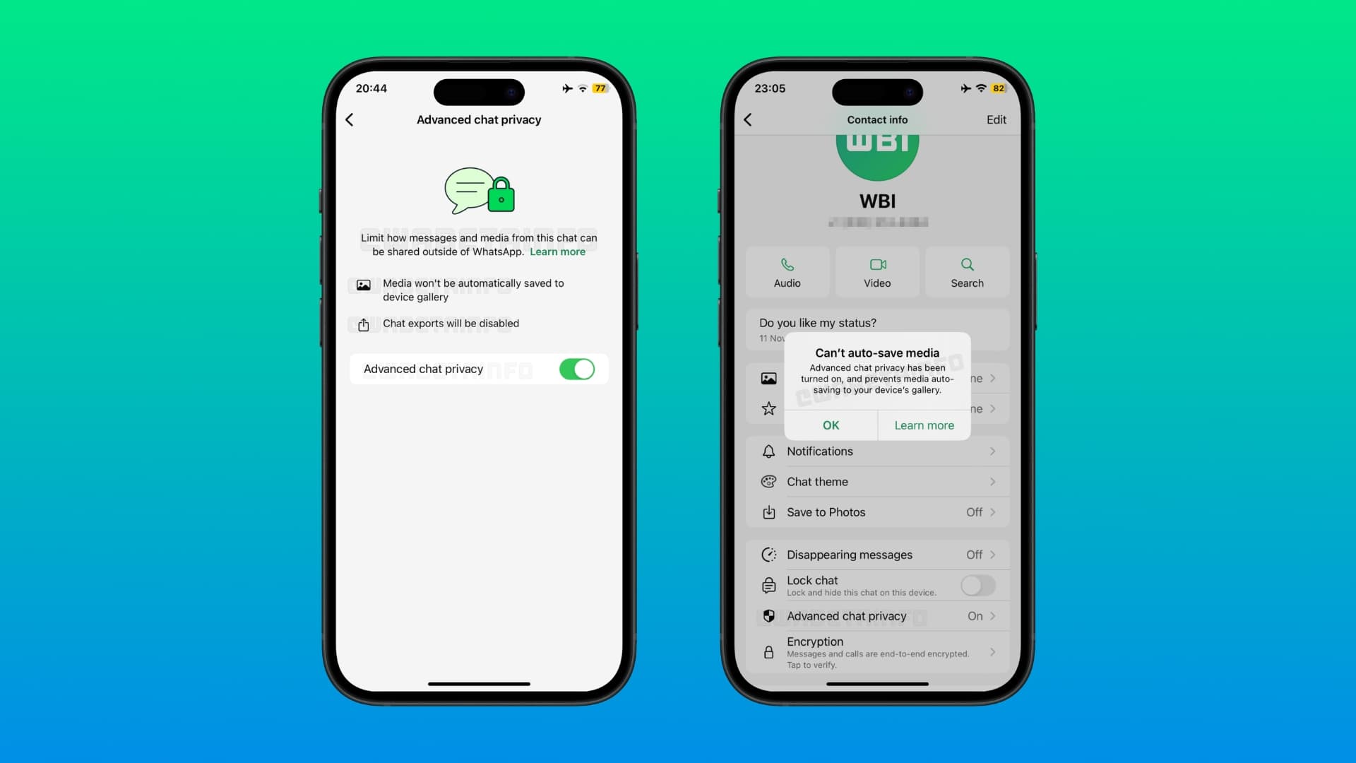 Fact Check: Admins please turn on advance privacy in this group. Whatsapp group chat is under AI cybersecurity challenges, each whatsapp group admin please switch on Advance Chat Privacy , otherwise all AI will legally access into all group chat members messages and personal HP n to everyone phone. Even 1 to 1 whatsapp chat also need to switch on Advance Chat Privacy too▶️ Open a group chat ▶️ Click on the three dots at the top right of the group page. ▶️ Click on group info ▶️ Scroll down on the group info page and click on ‘Advanced Chat Privacy’ Turn it on.
