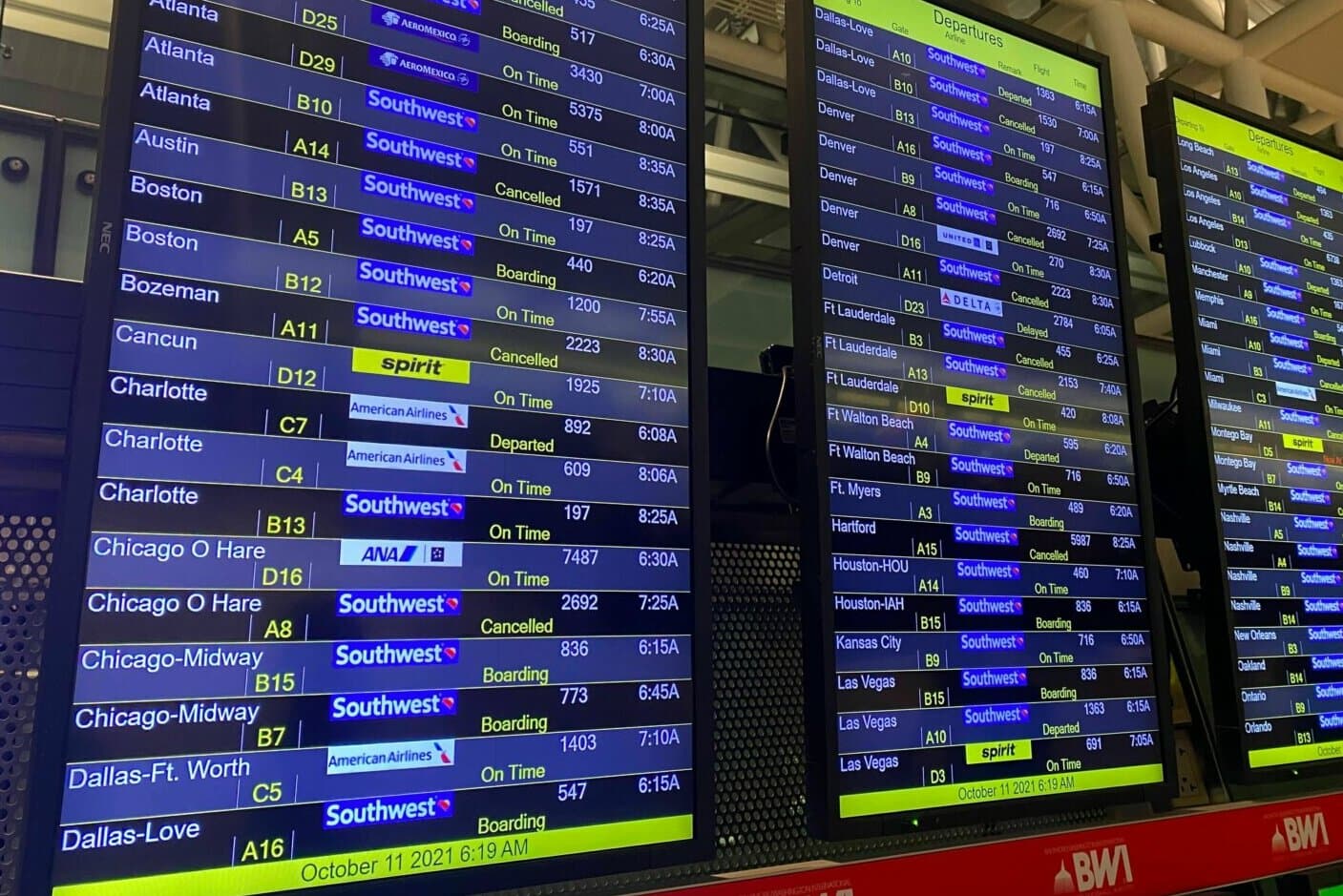 Fact Check: Are bwi flights cancelled?