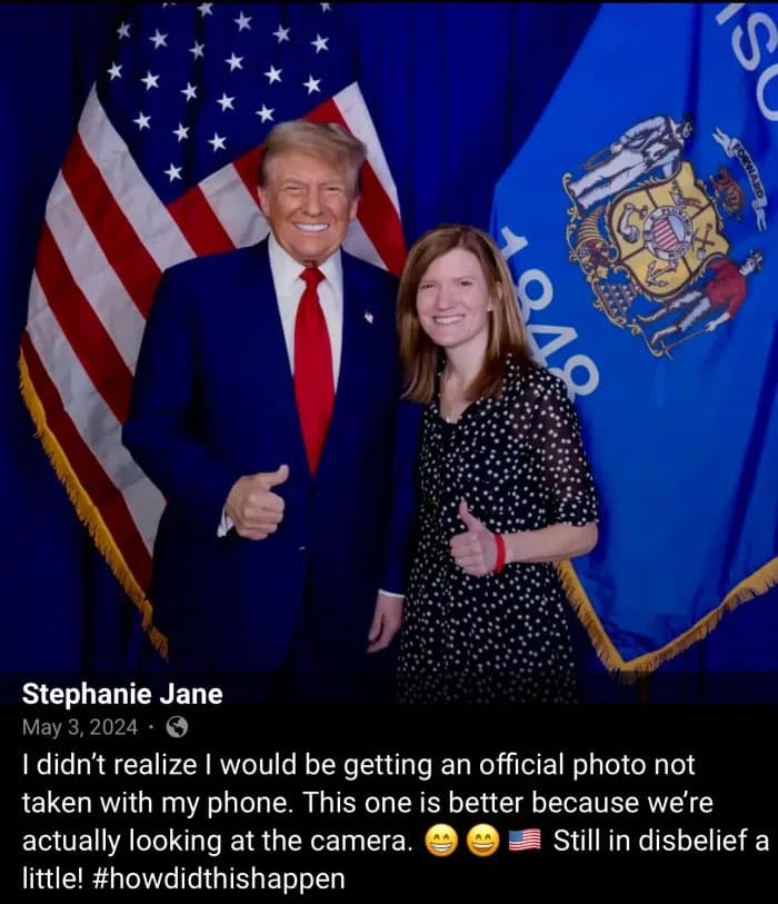 Fact Check: Stephanie Soucek said “I don't know what is going on” and “will trust Trump” in relation to the Epstein files