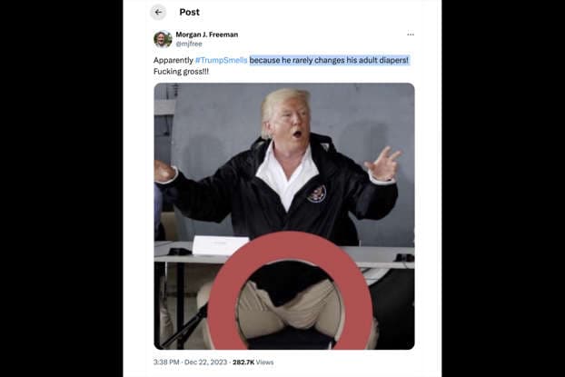 Fact Check: does trump wear diapers


