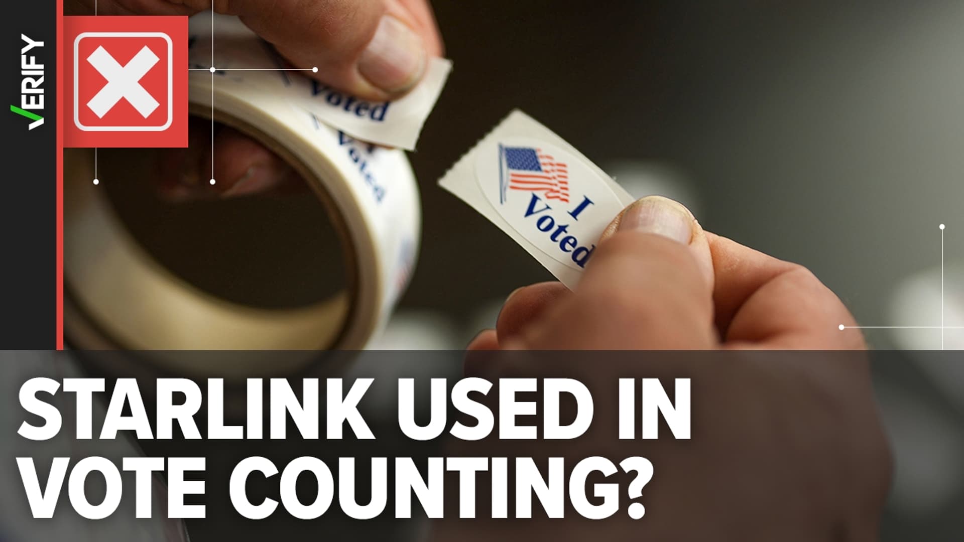 Fact Check: Starlink was utilized in the United States Voting process for Trumps 2nd term election