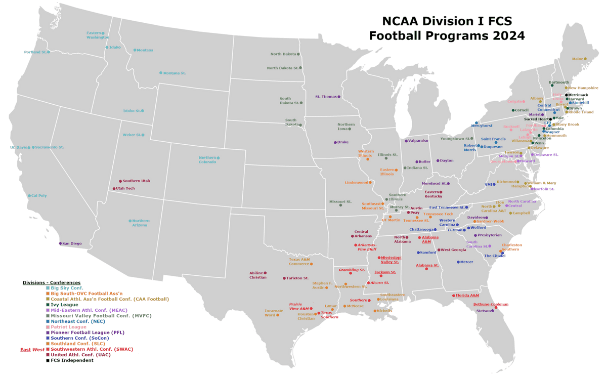 Fact Check: Are FCS schools part of Division 1?