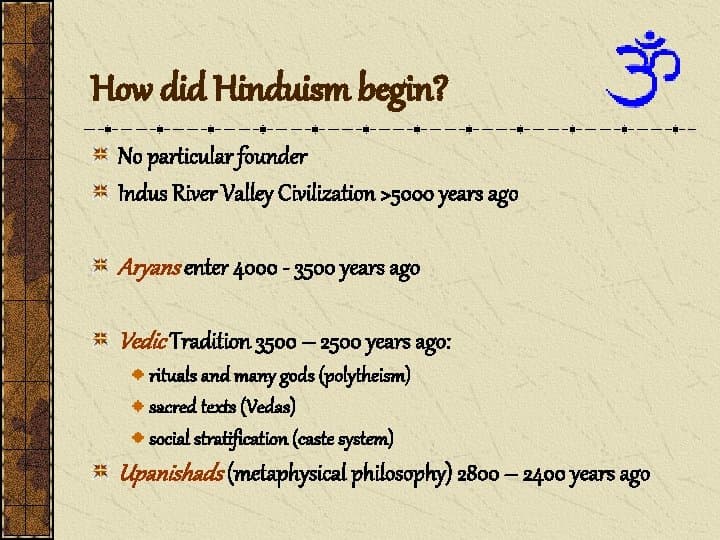 Fact Check: Is Hinduism the oldest religion