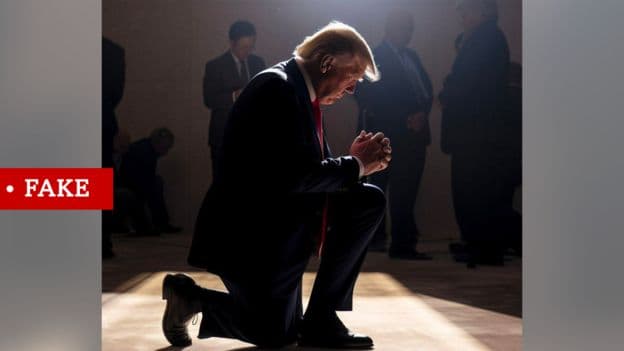 Fact Check: did President Donald Trump himself post an AI-generated image of himself in papal regalia after Pope...