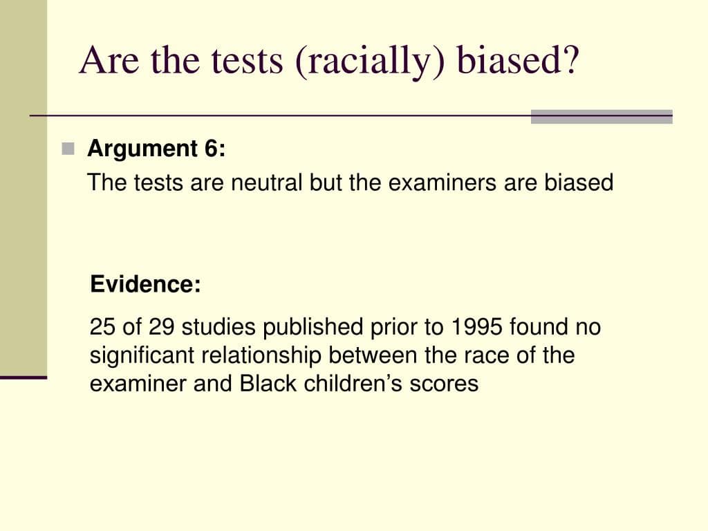 Fact Check: Are IQ tests biased?