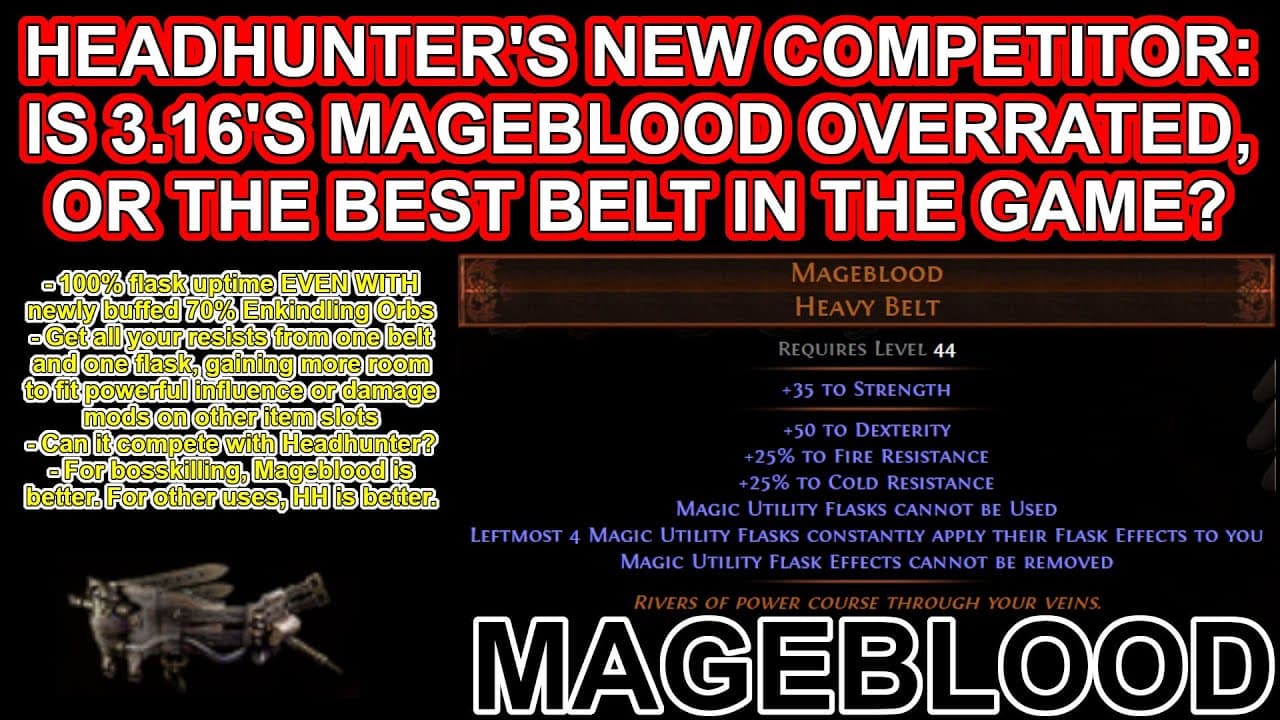 Fact Check: Is mageblood best belt in path of exile?