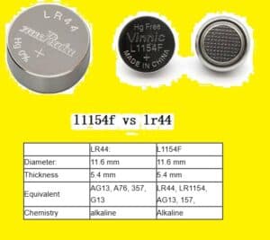 Fact Check: Are LR44 batteries the same as L1154F?