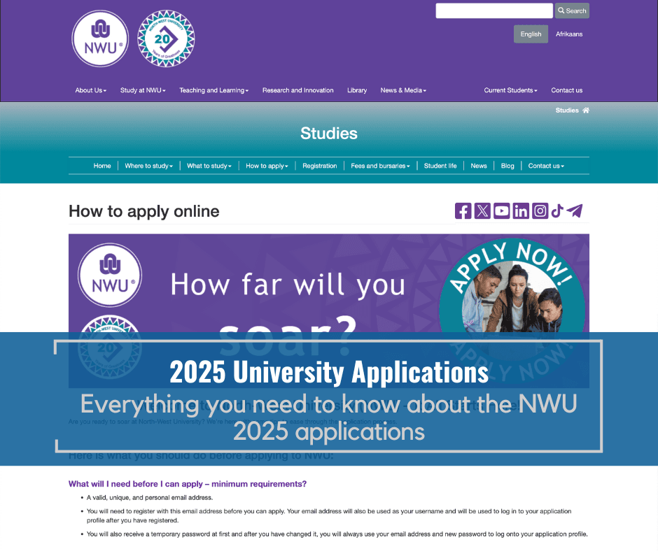 Fact Check: Are NWU applications open for 2025?
