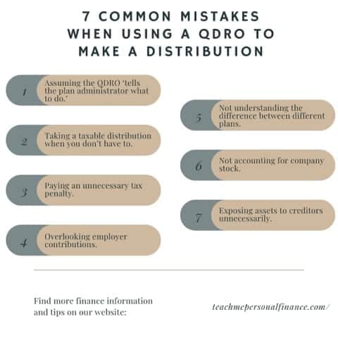 Fact Check: Are QDRO distributions taxable?