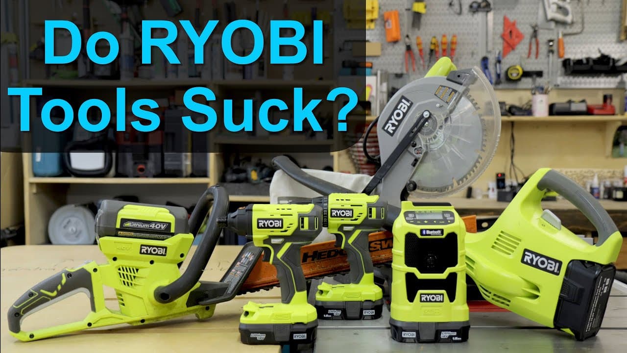 Fact Check: Are Ryobi tools good?
