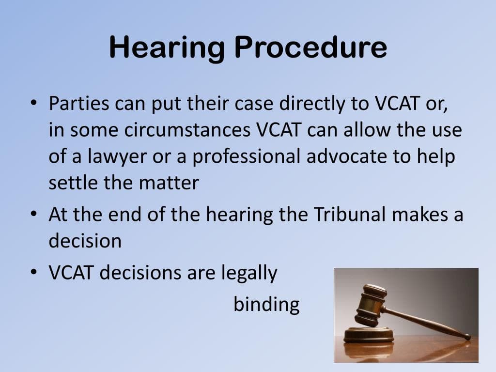 Fact Check: Are VCAT decisions legally binding?