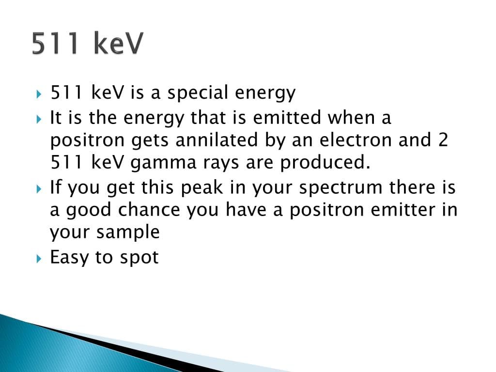 Fact Check: 2410 KeV gamma rays are a danger
