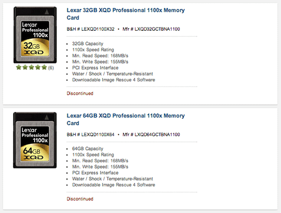 Fact Check: Are XQD cards discontinued?