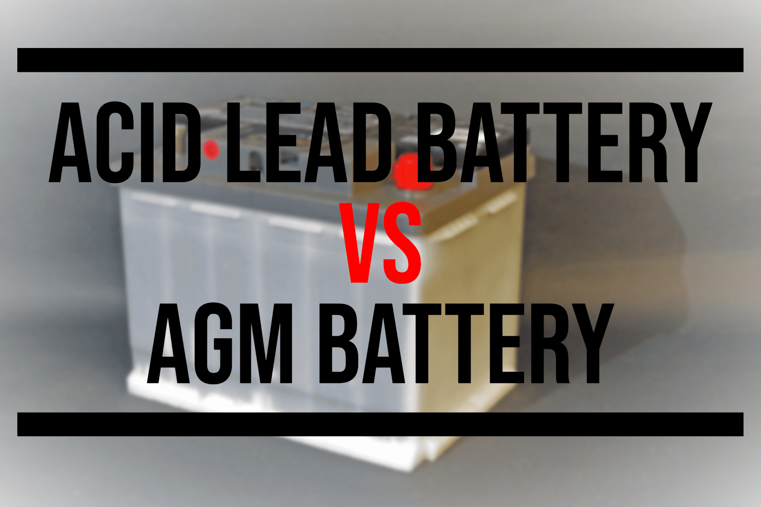 Fact Check: Are agm batteries lead acid?