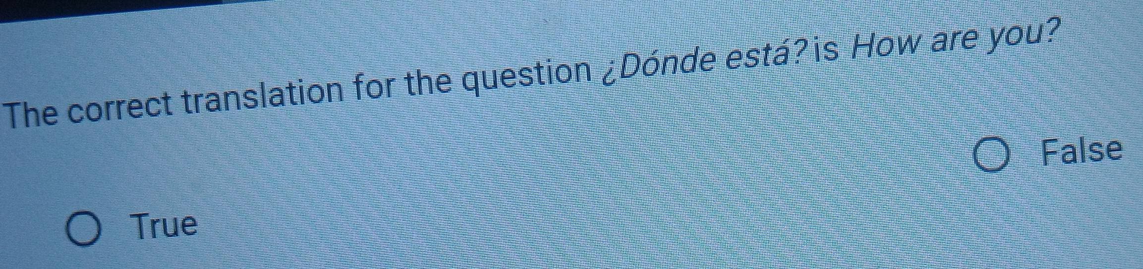 Fact Check: Are donde esta?