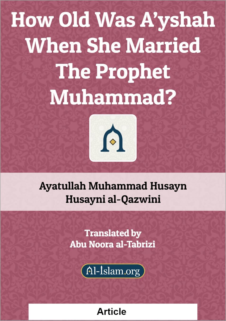 Fact Check: Aisha was 6 when muhammad married her