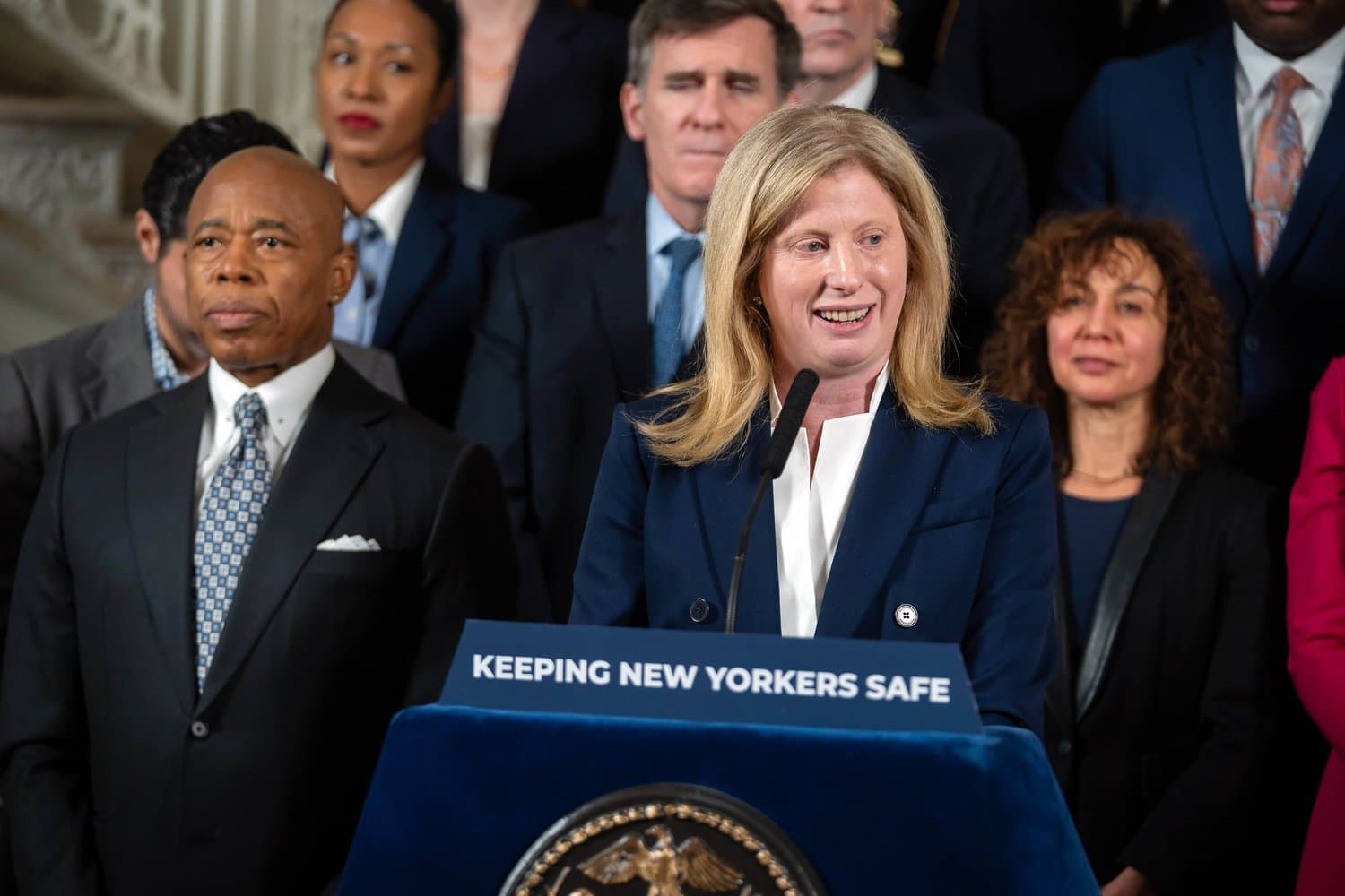 Fact Check: BREAKING: A recent article on NYPD Commissioner Jessica Tisch, who led the search for Luigi Mangione, states the DNA from the suspect’s water bottle had no matches. However, back in February, NYPD Chief of Detectives Joseph Kenny said they found five fingerprints matching Mangione on the water bottle that was recovered.
