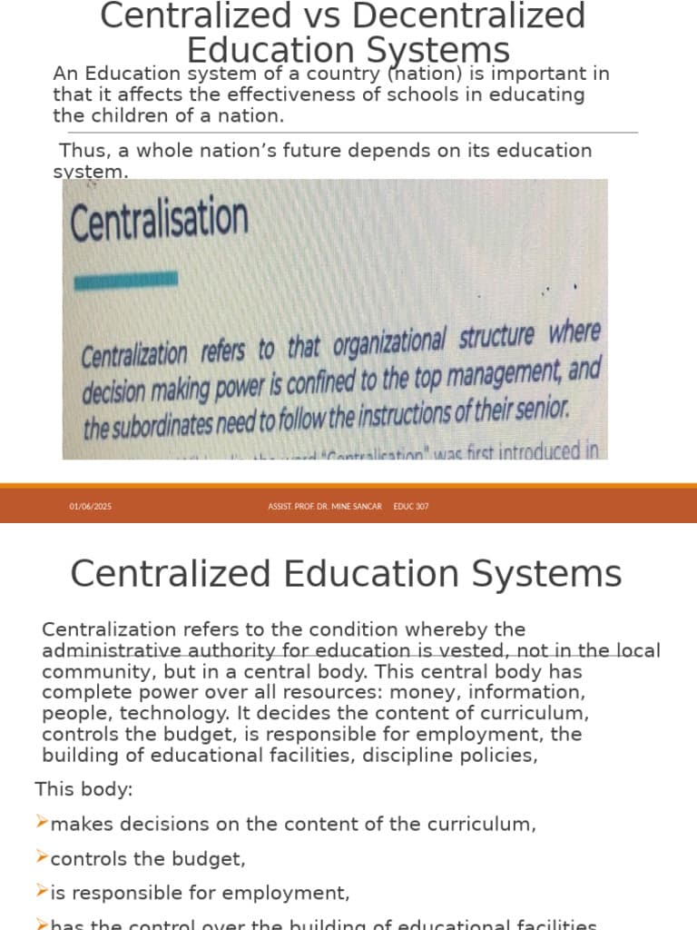 Fact Check: Centerlized education recognition from the same government agency is bad