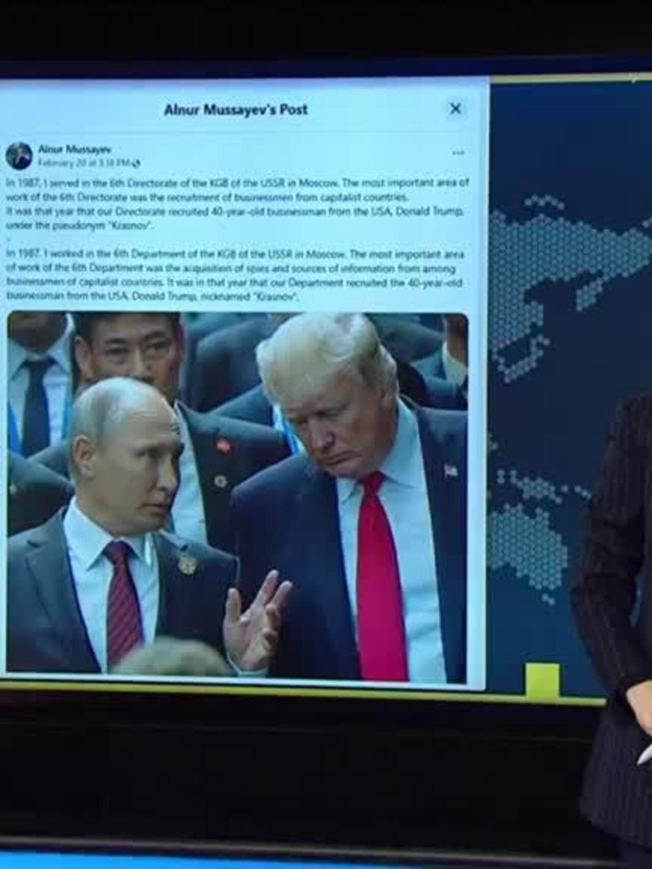 Fact Check: Donald trump to agent pseudonim „Krasnov”