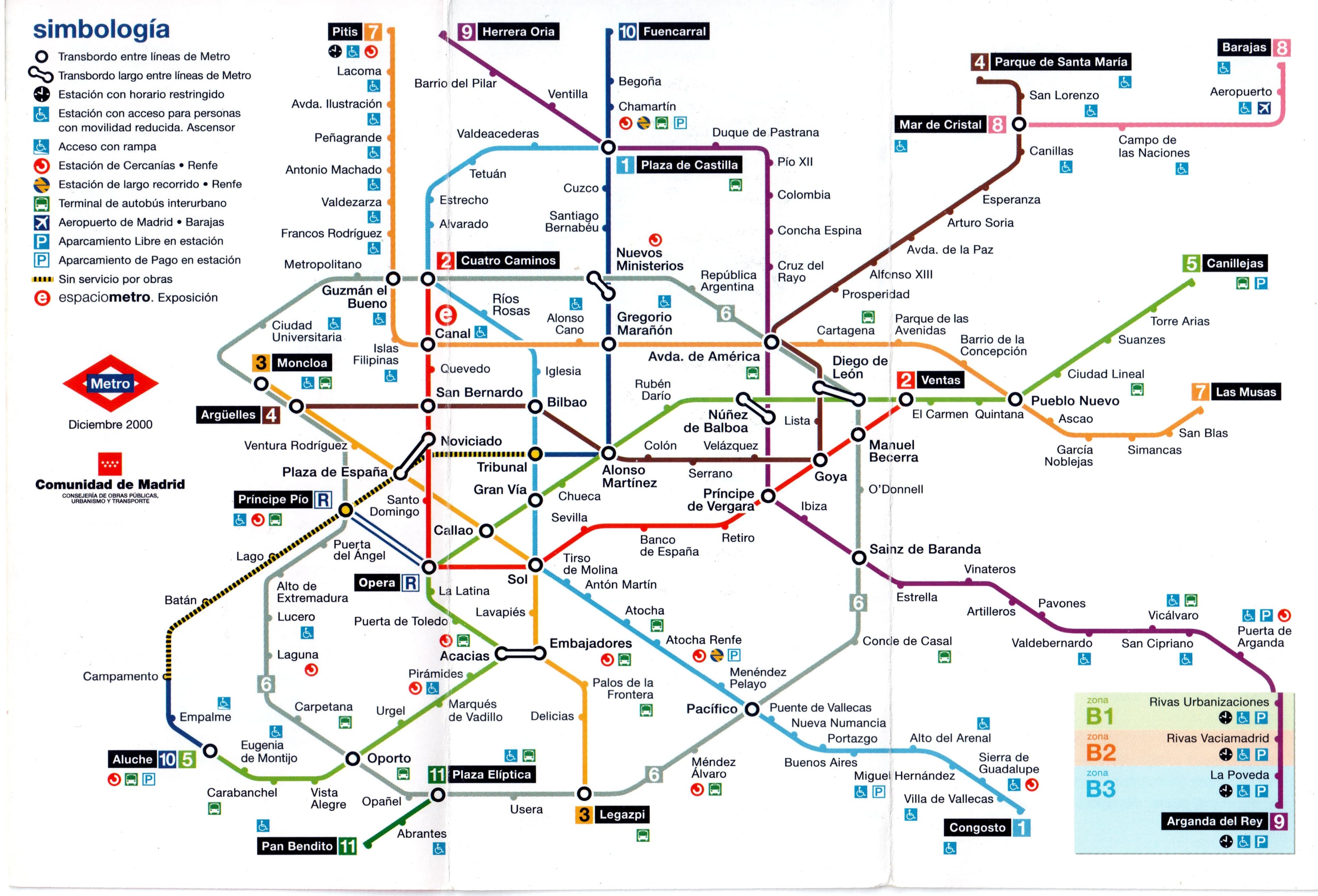 Fact Check: El Metro de Madrid tiene 16 Lineas, 3 Ramales, y 5 Lineas de Metro Ligero, contando con el Tranvia de Parla