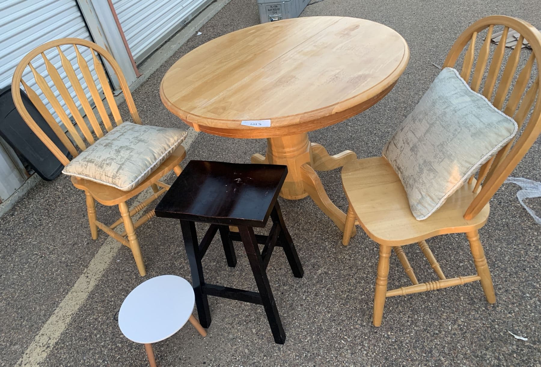 Fact Check: If I have two chairs, one with a cake and another with a dildo, and I have to sit on one and eat the other, what is probable that I do?