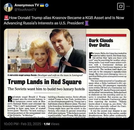 Fact Check: is Donald Trump agent Krasnov
