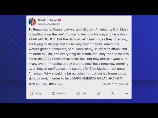 Fact Check: It is illegal to boycott Tesla