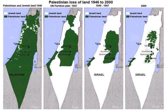 Fact Check: Its palestine not israel in the middle east