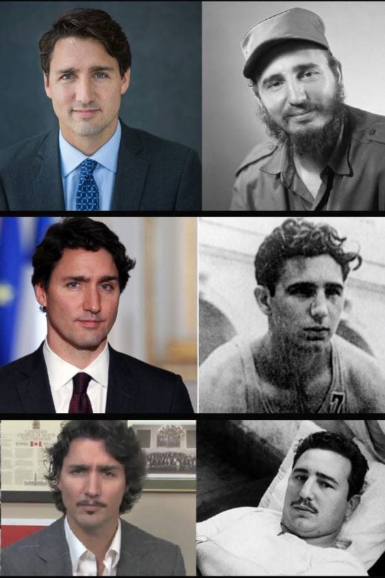 Fact Check: Justin Trudeau era hijo de Fidel Castro.