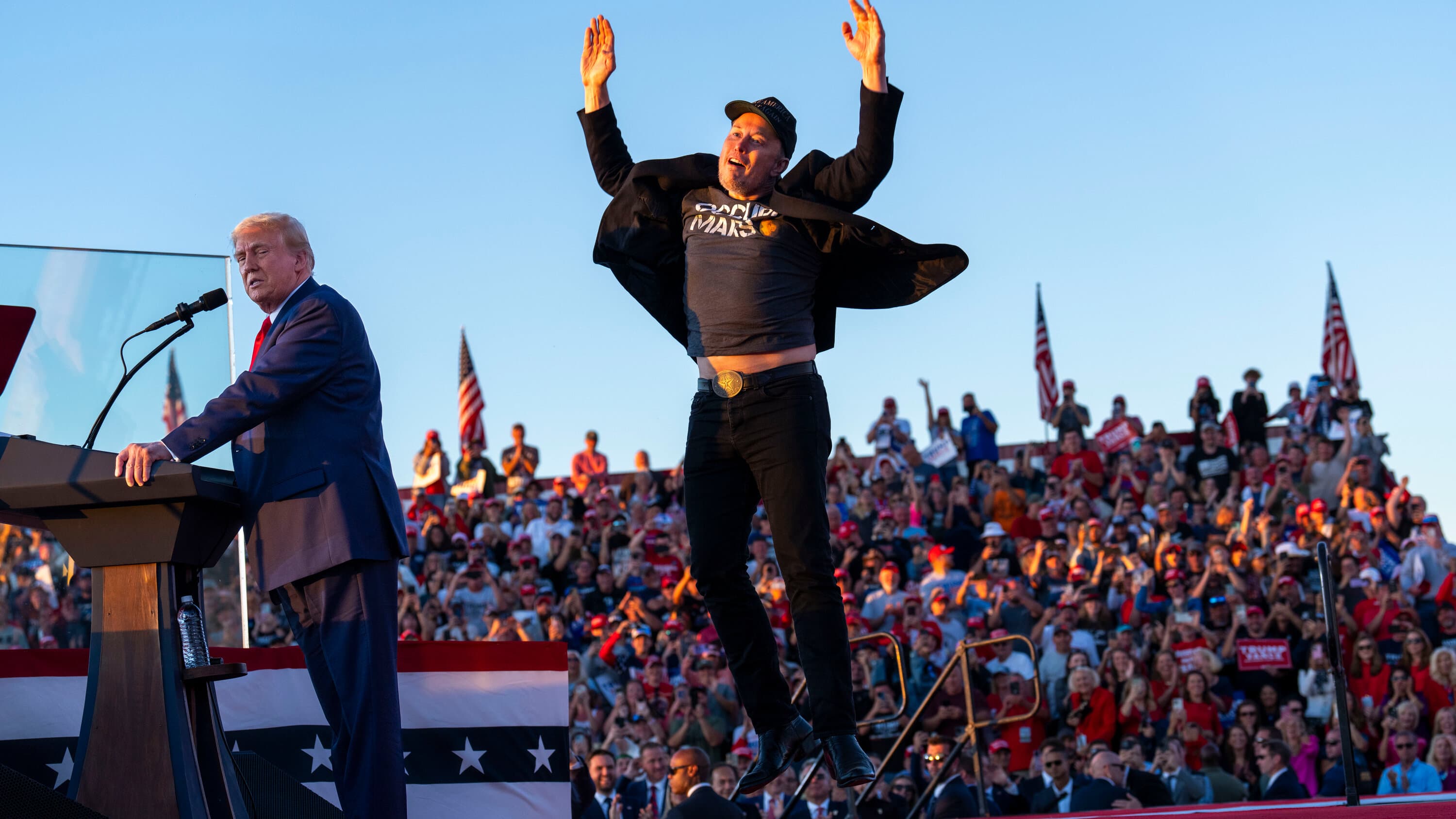 Fact Check: The 2024 election was stolen by Elon Musk being in charge of the voting computers as Trump claimed on stage