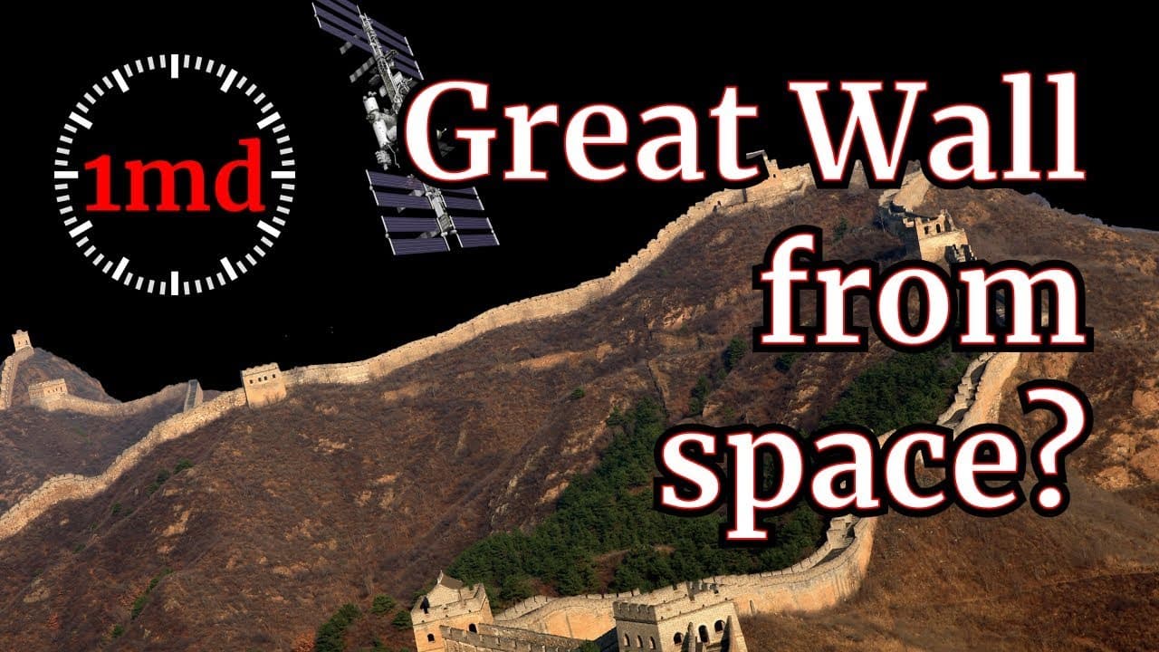 Fact Check: The Great Wall of China is not visible from space