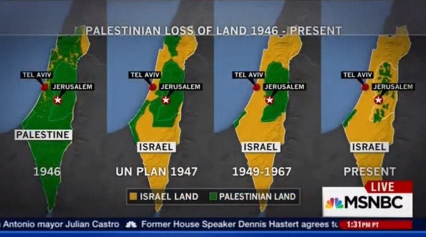 Fact Check: The Shrinking Palestine Map is Misleading